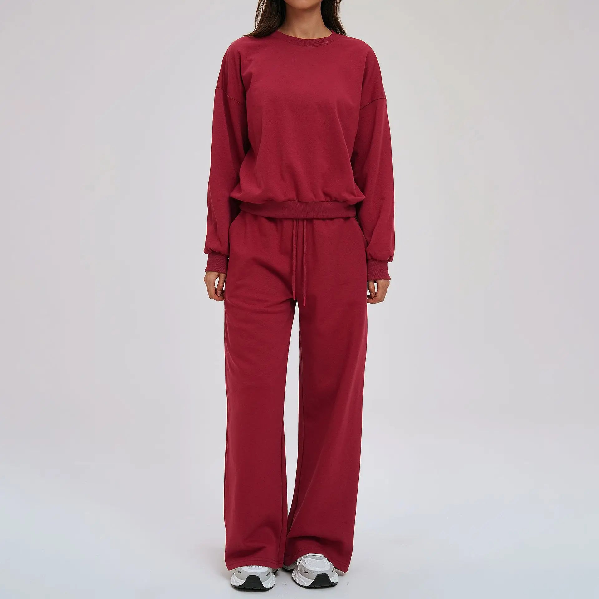 2-piece Yoga Set Women's Hoodie Set Winter Loose Long Sleeved Sports Set Outdoor Fitness Set Cycling Shorts Casual Set