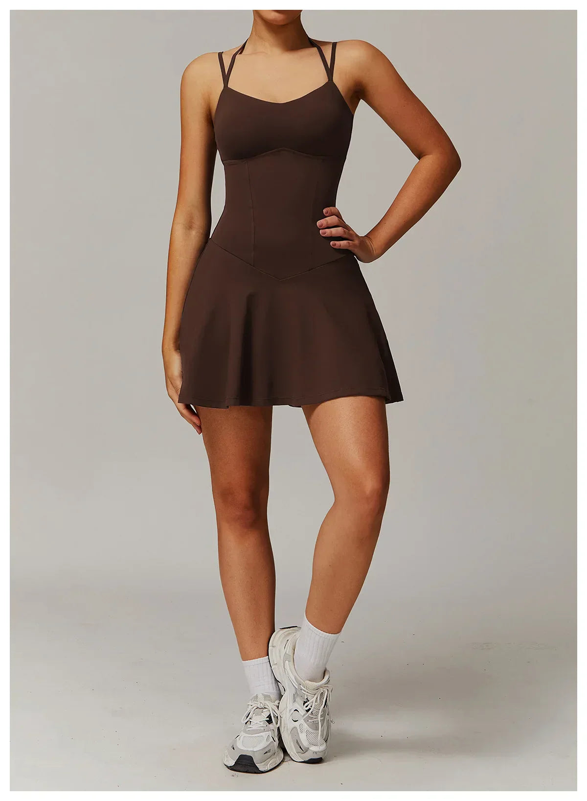 Gym Jumpsuits Women's Fitness Suit Short Sets Sports Overalls for Woman Tracksuit Yoga Clothing Workout Sportswear Short Skirt