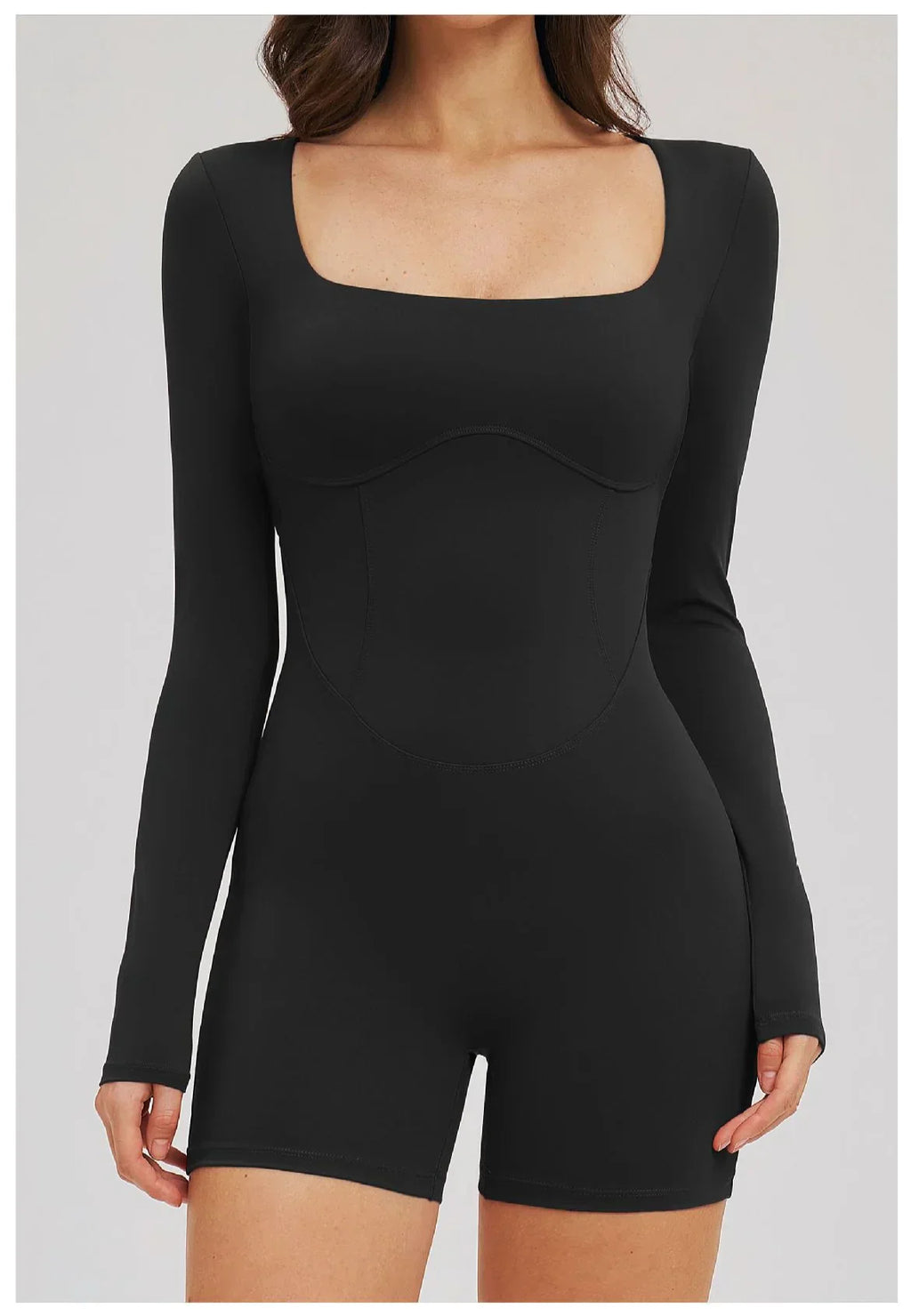 Women Bodysuits Gym Rompers Push Up Workout Clothes Backless Scrunch Fitness Sports Yoga Bodysuit Short Sleeves Fitness Jumpsuit