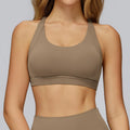 Women Tops Back Cross Strap Tank Top Push Up Underwear Running Sports Bra Breathable Soft Fitness Beauty Solid Color Yoga Bra