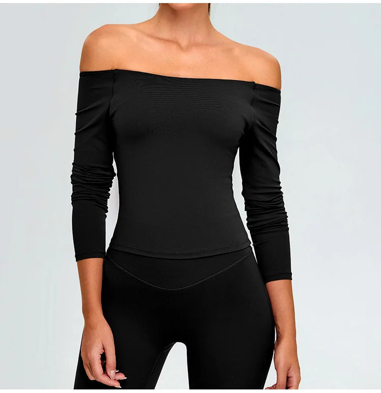 Yoga Set Women's Tracksuit 2 Pieces Workout Sportswear Running Gym Clothing High Waist Leggings Fitness Long Sleeved Sports Suit