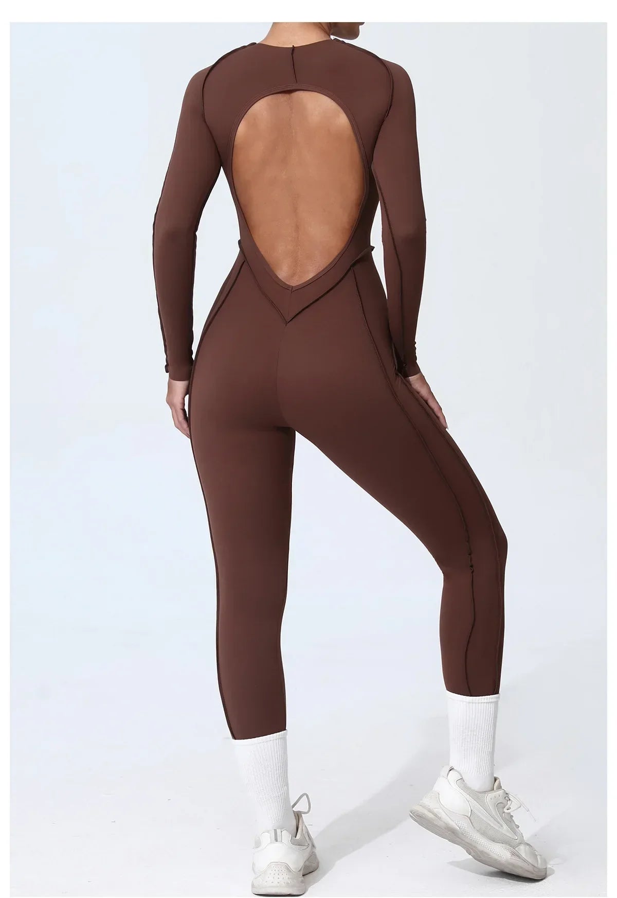Workout Jumpsuit Sports Overalls Women Tracksuit Gym Clothing Running Long Sleeved Fitness Suits Gym Clothes Sportswear Yoga Set