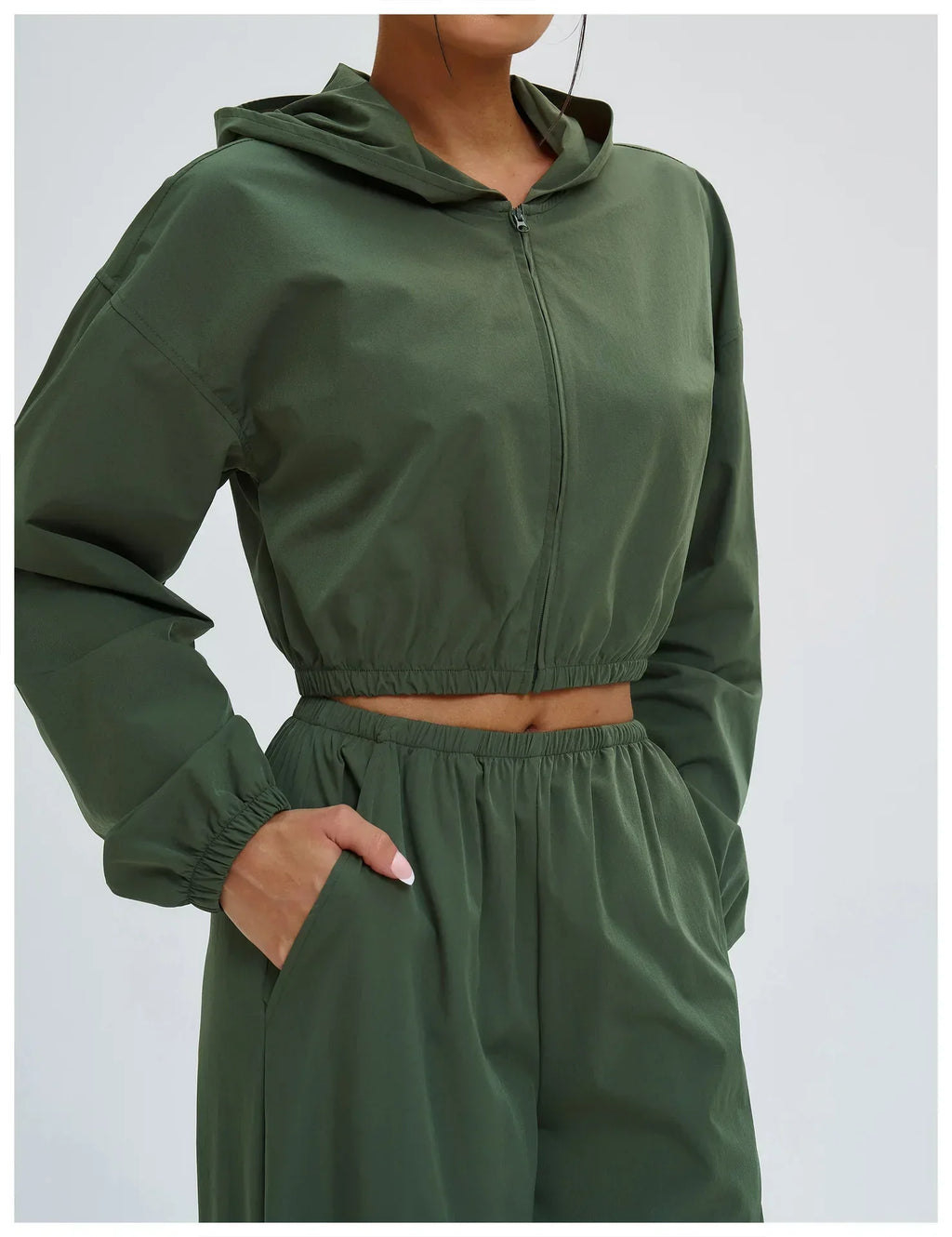 New Yoga Long Sleeve Outdoor Sunscreen Coat Women's Zipper Windproof Hoodie Sports Coat Cycling and Mountaineering Outerwear Top