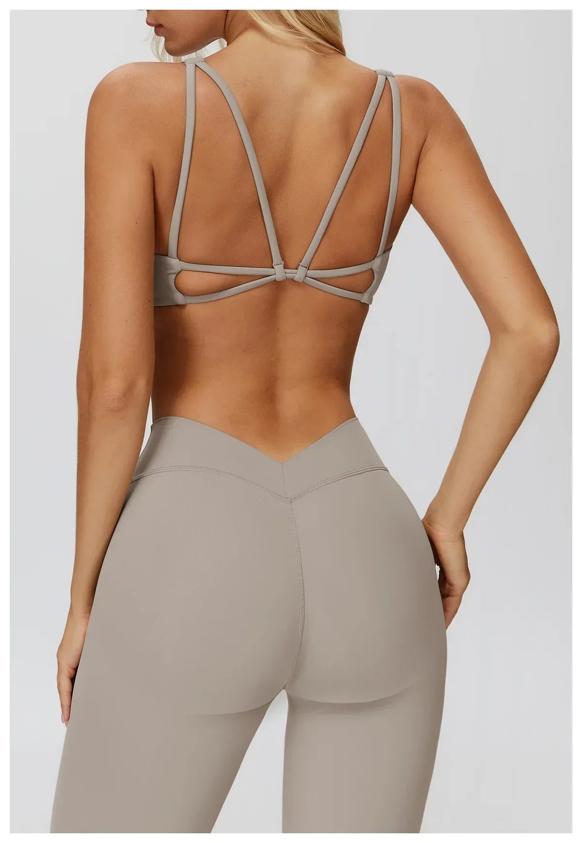 Yoga bra women's sexy backless sports bra gym exercise bra