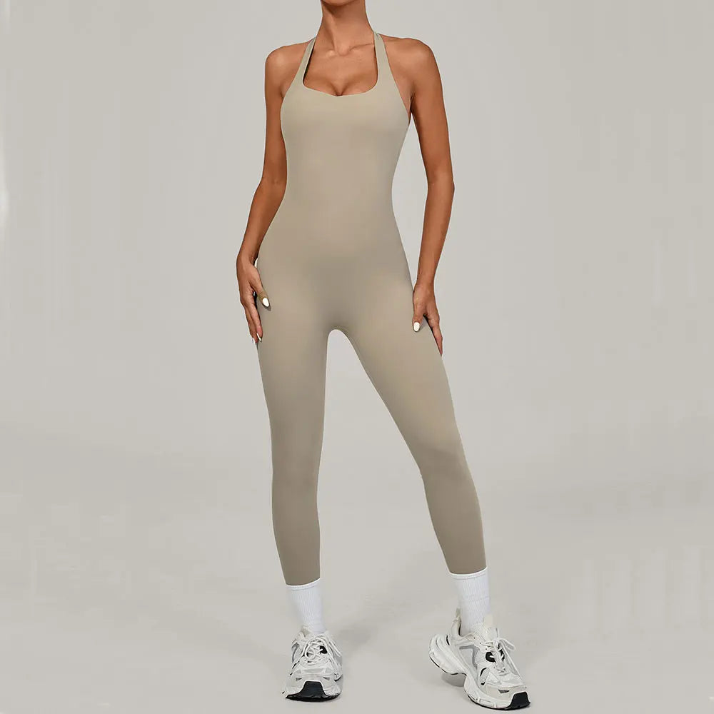 Yoga Jumpsuit Fitness Tracksuit Sports Overalls Gym Clothing Set Yoga Wear Workout Clothes for Women Outfit push-up Activewear