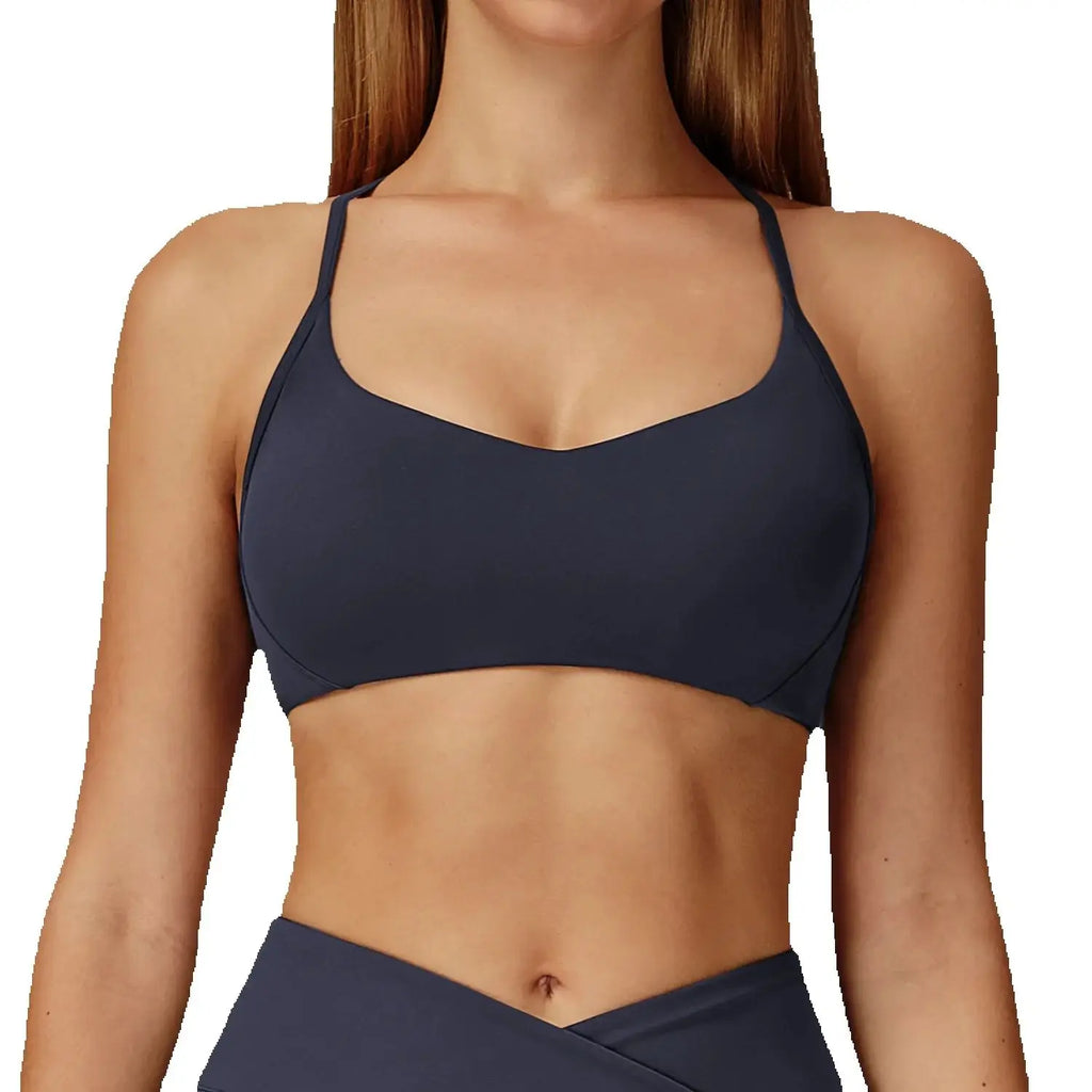 Sport Bra Women Yoga Bra Running Vest Gym Workout Underwear Padded Crop Tops Female Sportswear Brassiere Push Up Fitness Bras