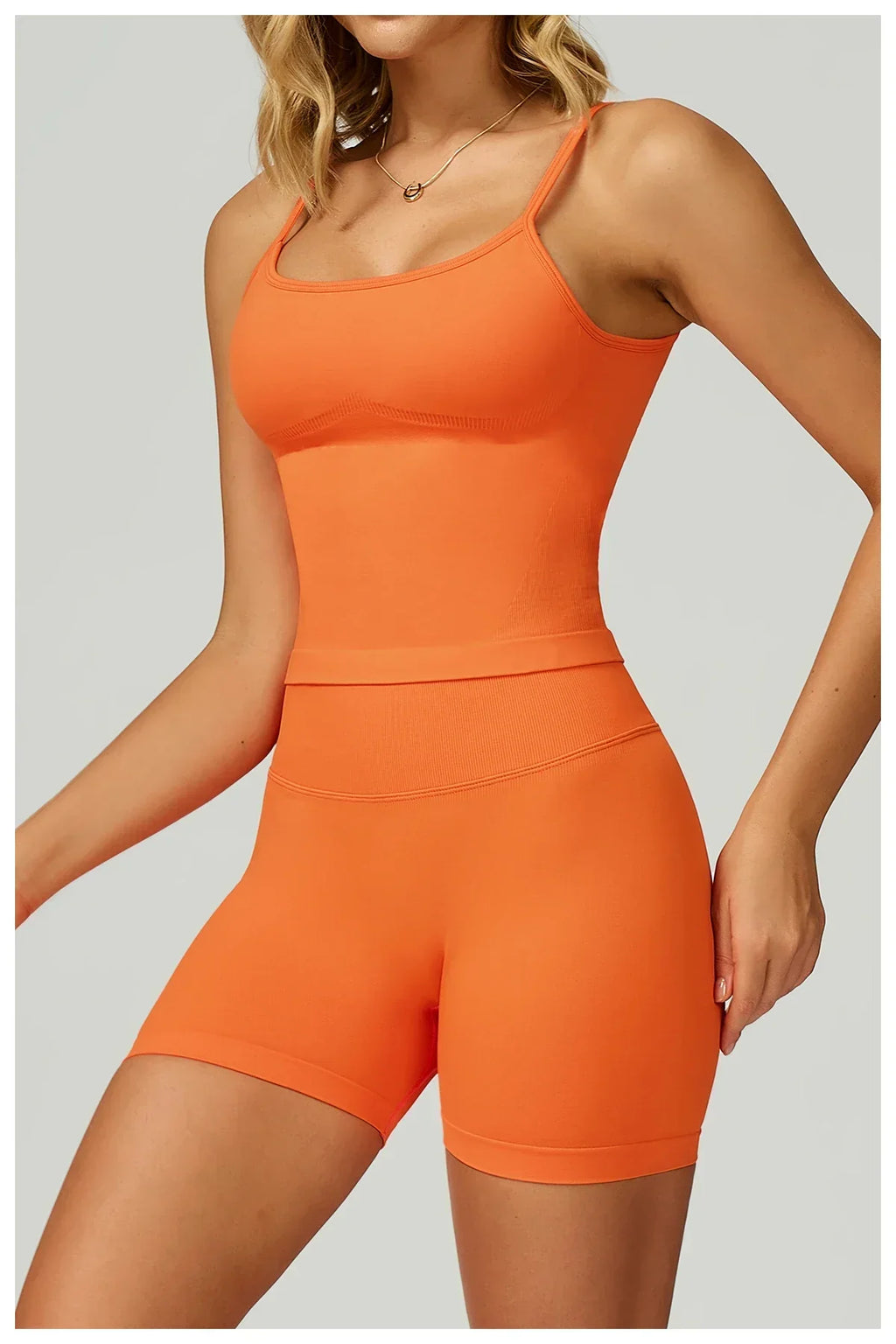 Seamless Sports Fitness Vest with Chest Pad Summer Shockproof Beauty Back Nude Feeling Suit Pilates Training Yoga Top Yoga Bras