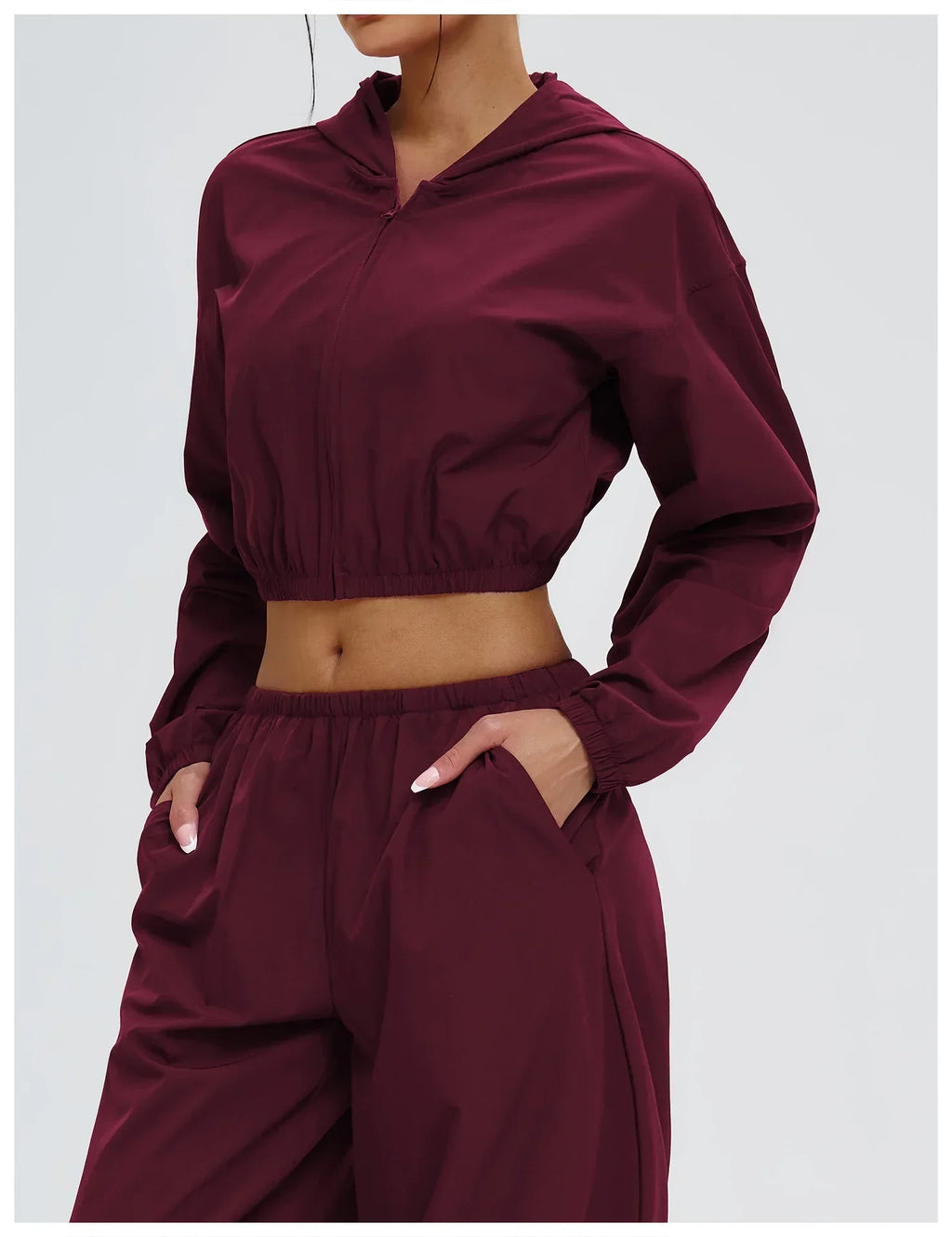 New Yoga Long Sleeve Outdoor Sunscreen Coat Women's Zipper Windproof Hoodie Sports Coat Cycling and Mountaineering Outerwear Top