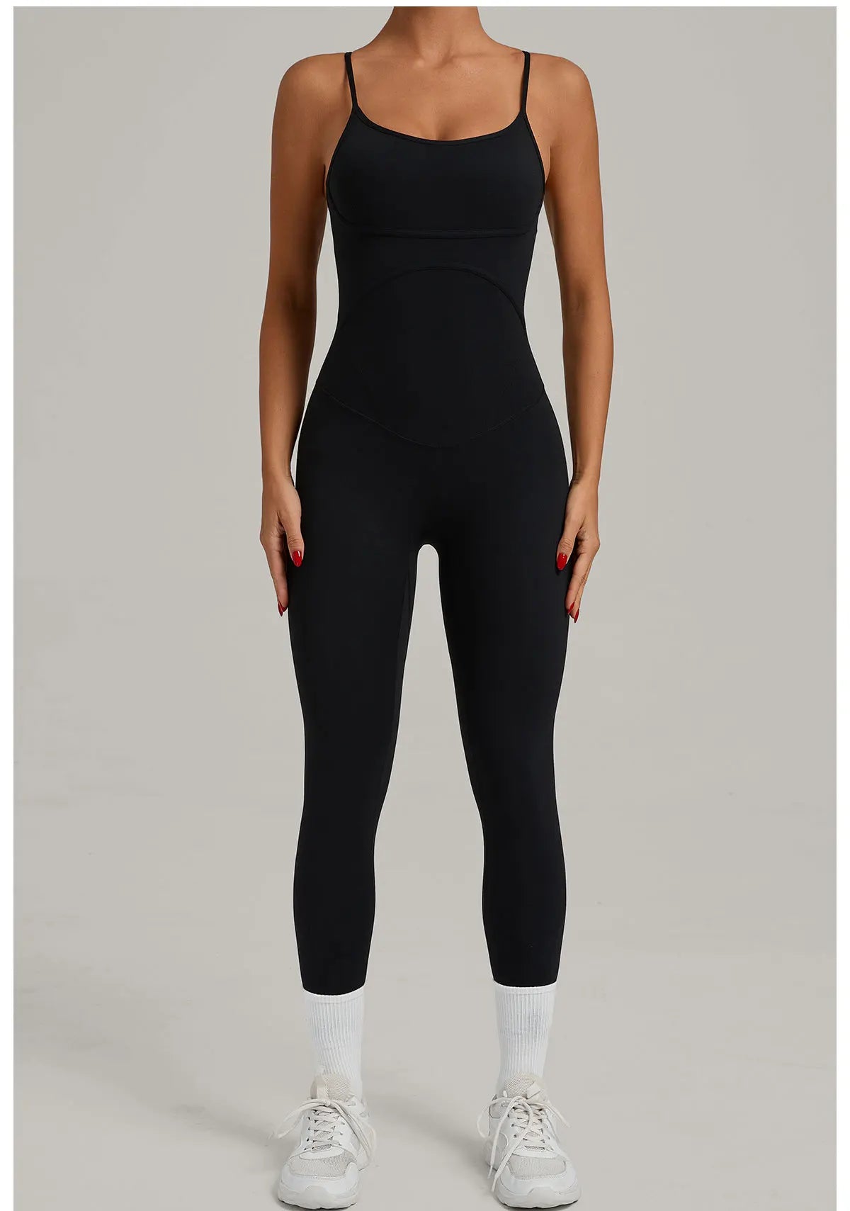 Fitness Jumpsuit Women Tracksuit Sports Playsuit Running One Piece Yoga Suit Scrunch Backless Set Rompers Gym Clothes