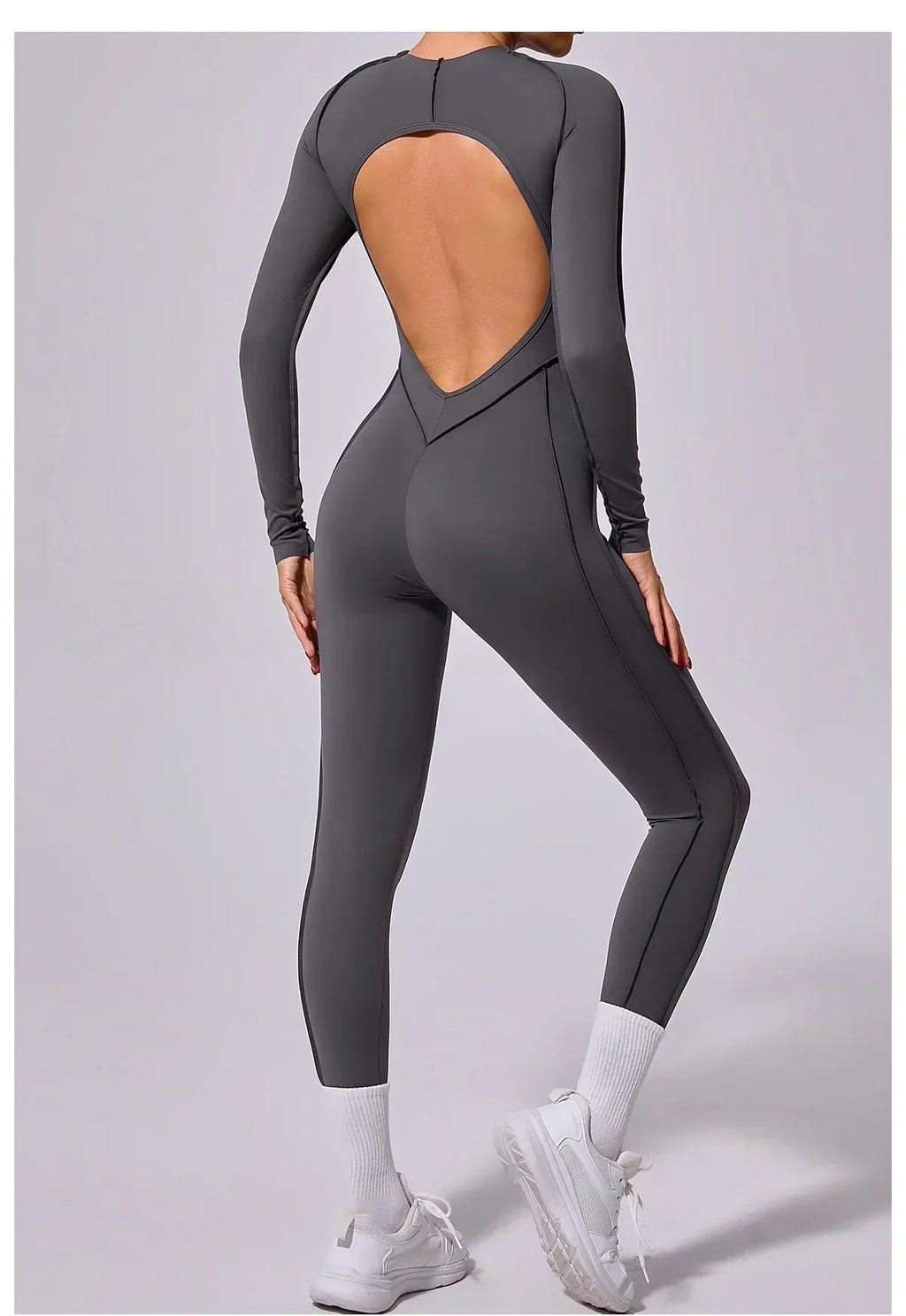 Workout Jumpsuit Sports Overalls Women Tracksuit Gym Clothing Running Long Sleeved Fitness Suits Gym Clothes Sportswear Yoga Set