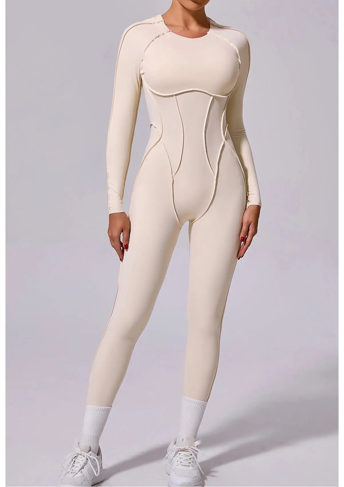 Workout Jumpsuit Sports Overalls Women Tracksuit Gym Clothing Running Long Sleeved Fitness Suits Gym Clothes Sportswear Yoga Set