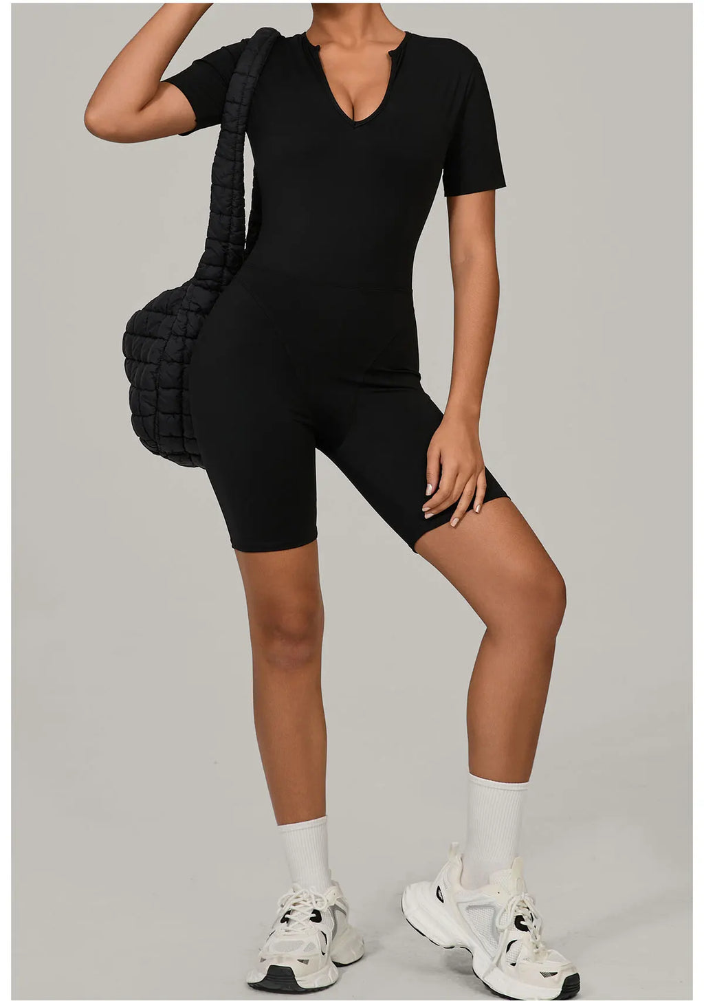 Summer Jumpsuits Short Sleeve Yoga Bodysuit Women Yoga Set Gym Tracksuit Push-up Rompers Workout Clothes Dance Fitness Bodysuit