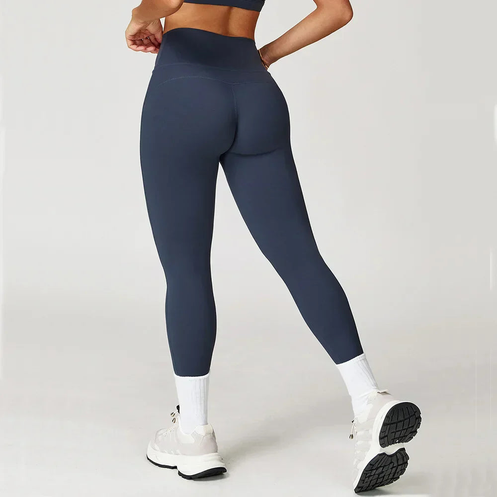 Women Yoga Leggings Fitness Leggings Running Cycling Pants Breathable Sports Leggings High Waist Tights Workout Gym Clothing
