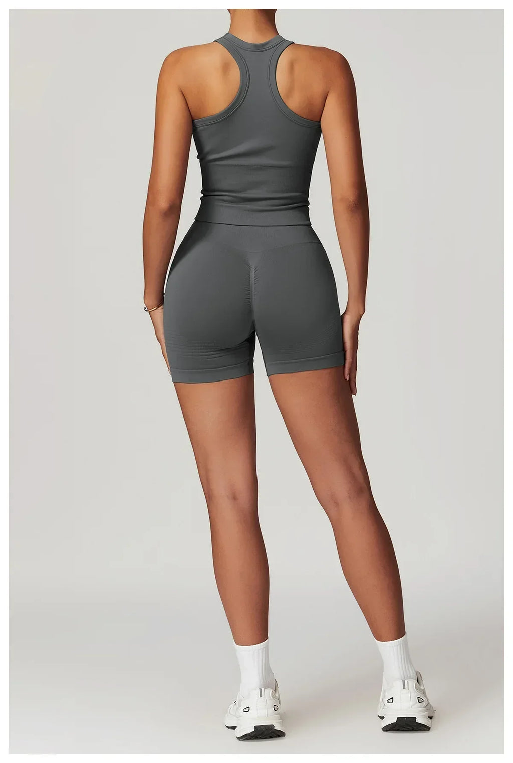 2 Pieces Women's Clothes Seamless Yoga Set Workout Tracksuit Sportswear Gym Clothing High Waist Leggings Fitness Sports Suits