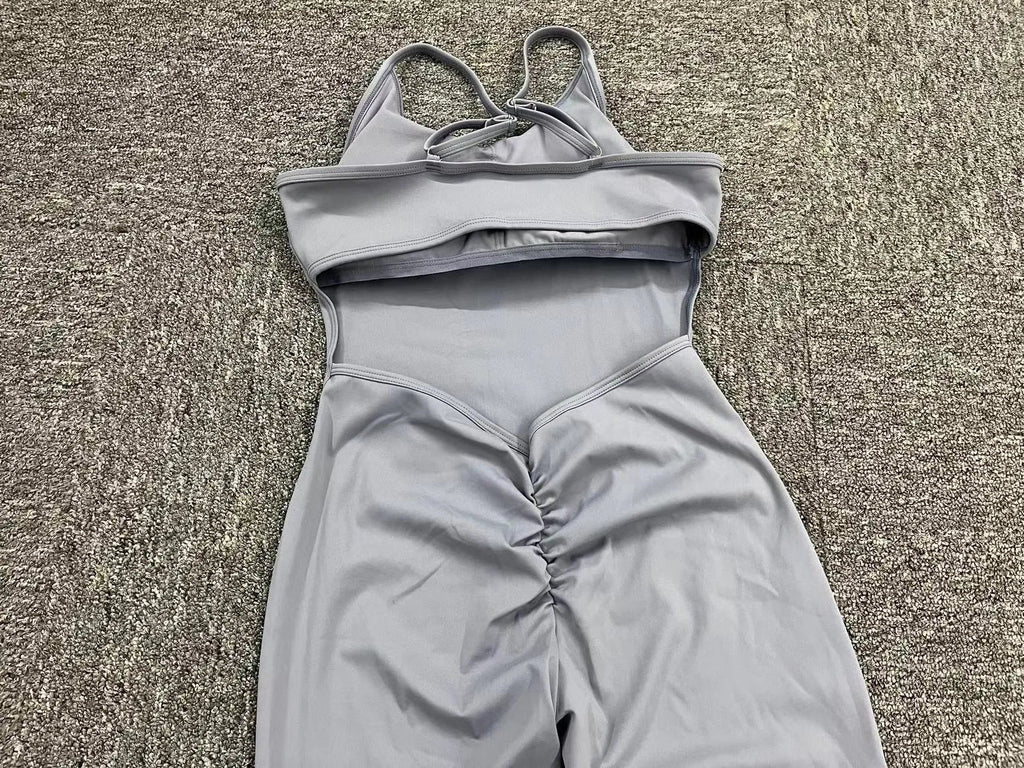 Workout Jumpsuit Sports Overalls Women Tracksuit Rompers Gym Clothing Running Fitness Suits Gym Short Sportswear Yoga Set