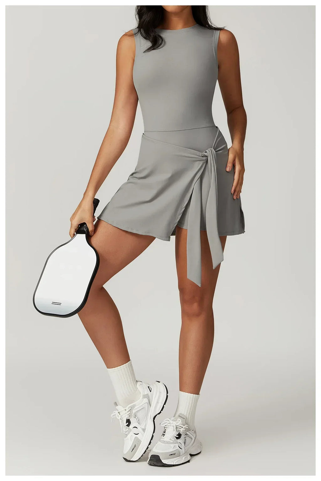 Romper Backless Set Gym Sports Fitness Bodysuit Siamese Sportswear Women Clothes Jumpsuit Skirt One-piece Playsuit Yoga Suit