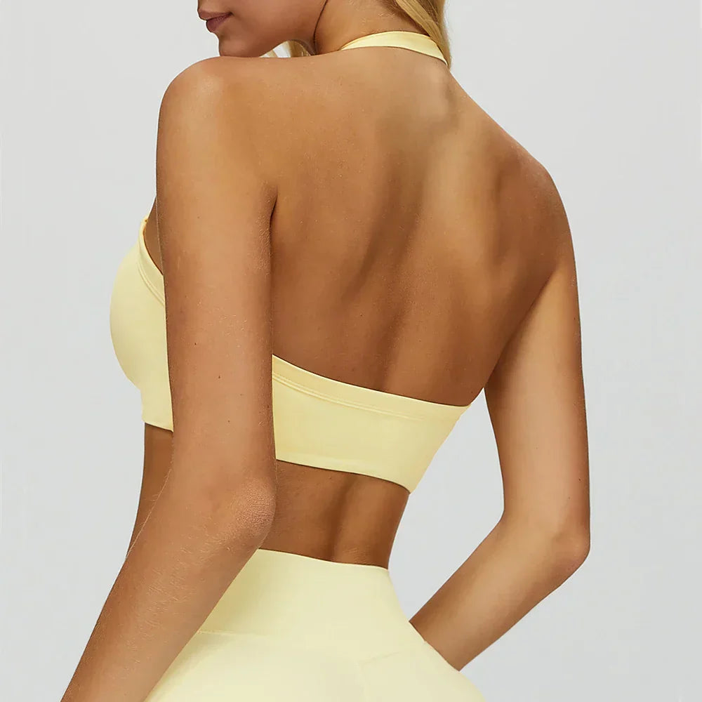 Fitness Bra Workout Tops Gym Fitness Underwear  Sports Bras Sexy Athletic Sport Bra Women Backless Gym Workout Yoga Crop Top
