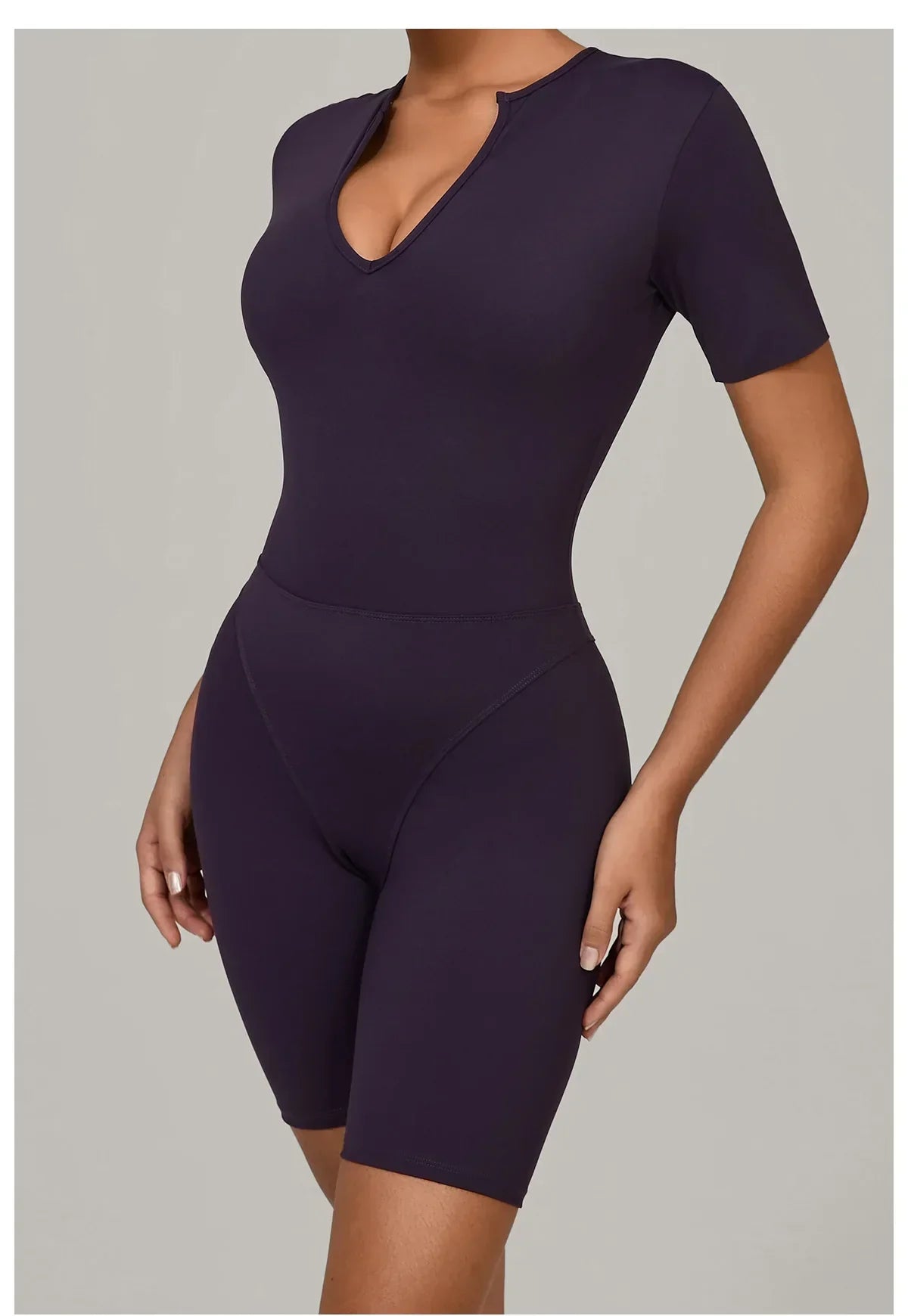 Summer Jumpsuits Short Sleeve Yoga Bodysuit Women Yoga Set Gym Tracksuit Push-up Rompers Workout Clothes Dance Fitness Bodysuit