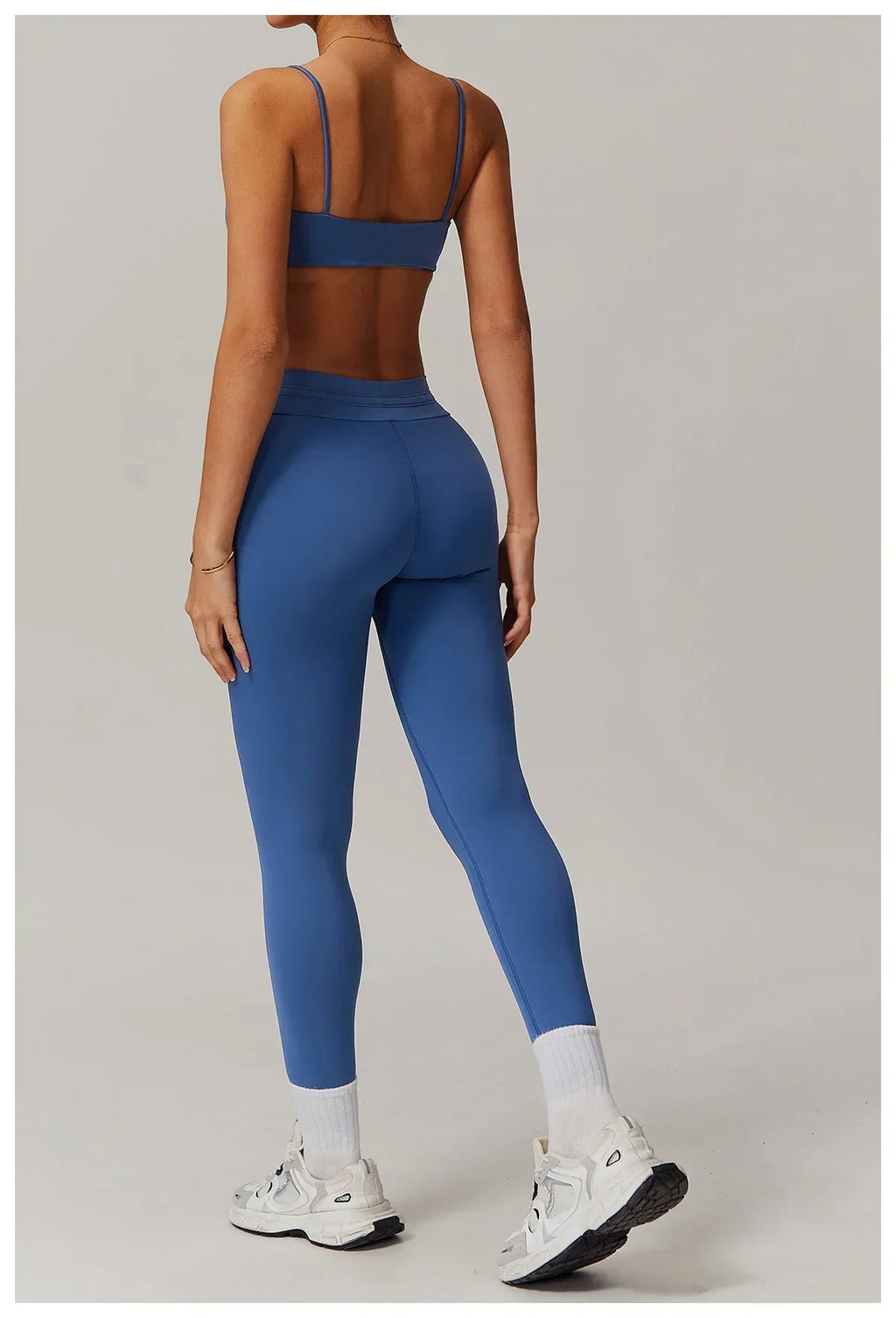 Women Gym Leggings Workout Yoga Sports Pant Stretchy High Waist Straps Leggings Fitness Tights Sports Push Up Activewear Pants