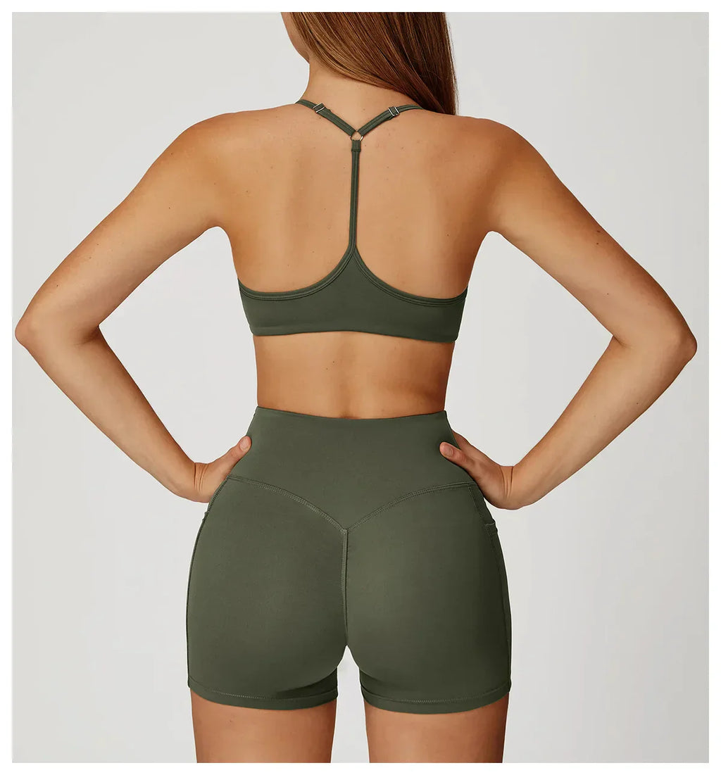 Sport Bra Women Yoga Bra Running Vest Gym Workout Underwear Padded Crop Tops Female Sportswear Brassiere Push Up Fitness Bras