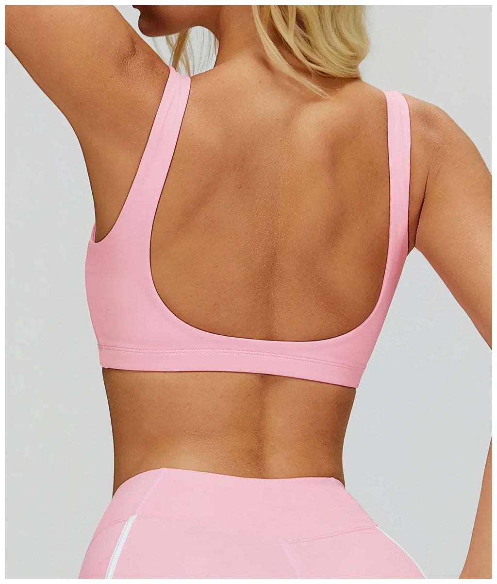 Fitness Underwear Workout Tops Gym Push Up Fitness Sports Bras Sexy Athletic Sport Bra Women Backless Running Gym Yoga Crop Top