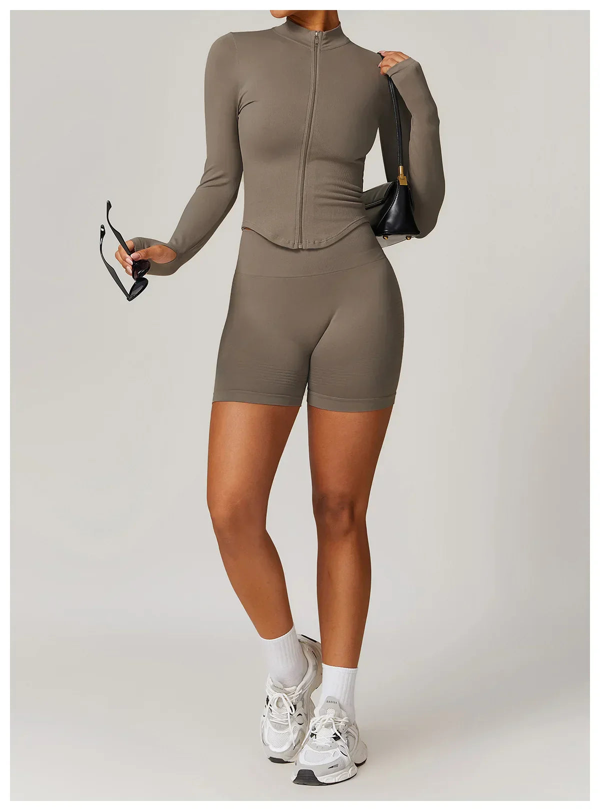 2 Pieces Women's Clothes Seamless Yoga Set Workout Tracksuit Sportswear Gym Clothing High Waist Leggings Fitness Sports Suits
