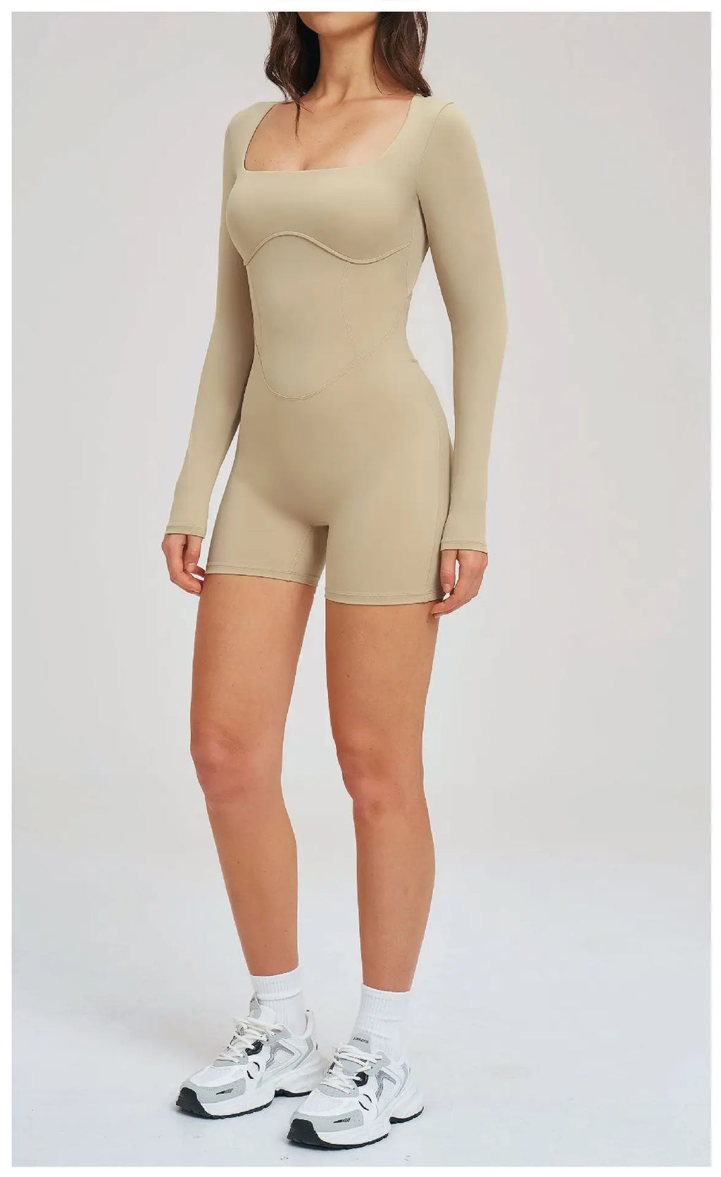 Women Bodysuits Gym Rompers Push Up Workout Clothes Backless Scrunch Fitness Sports Yoga Bodysuit Short Sleeves Fitness Jumpsuit