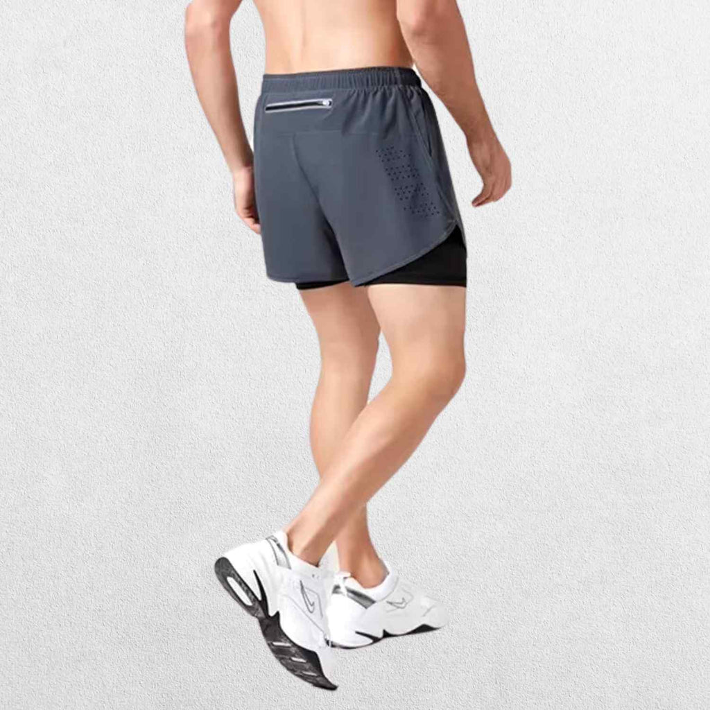 GPW High-Performance Men’s Running Shorts | Built-in Compression & Pocket