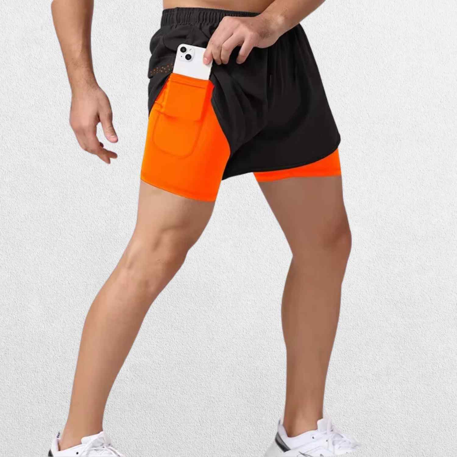 GPW High-Performance Men’s Running Shorts | Built-in Compression & Pocket