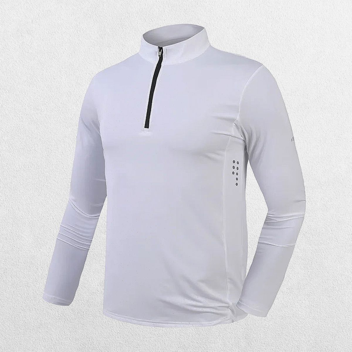 GPW Men's Half Zipper Stand Collar Sports Shirt