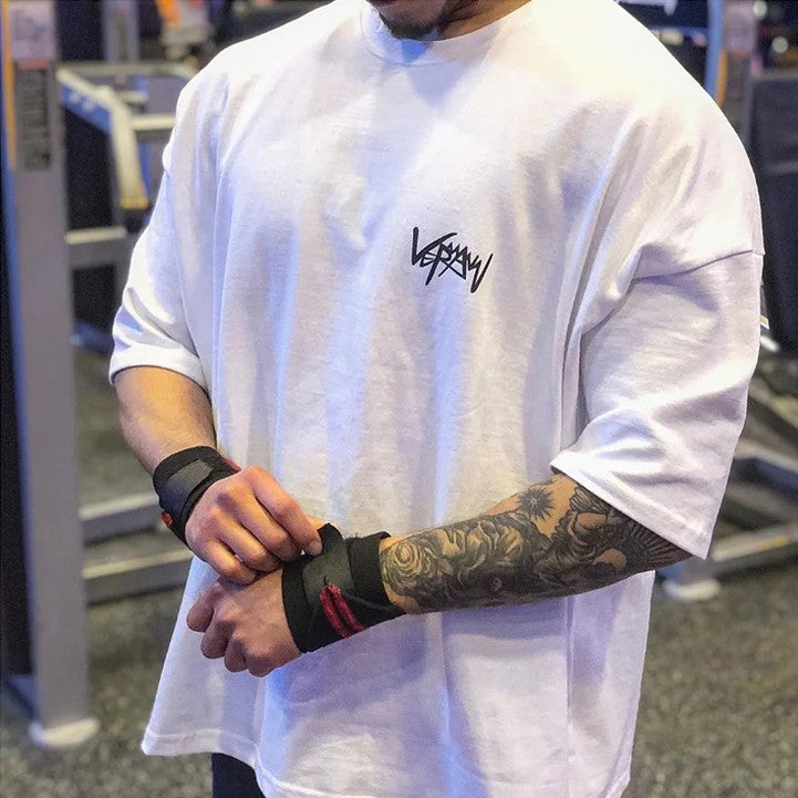 GPW Men's Oversized T-Shirt - Casual Gym Bodybuilding Top