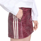 Pleather Set Maroon